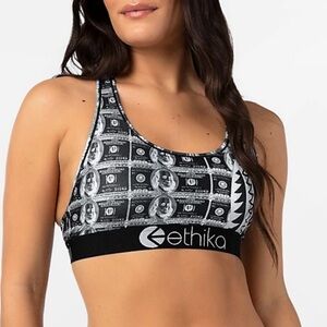 Ethika Bomber Money Plate sports bra